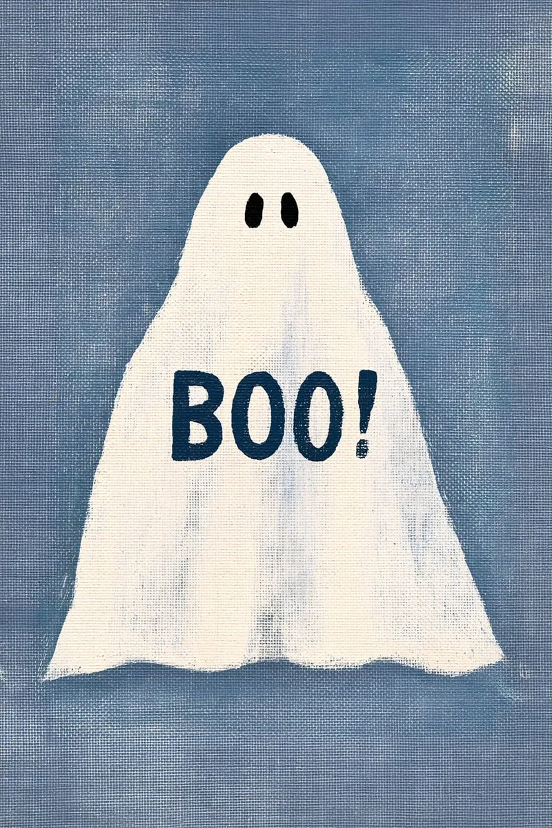 Bettlaken-Geist „Boo!“