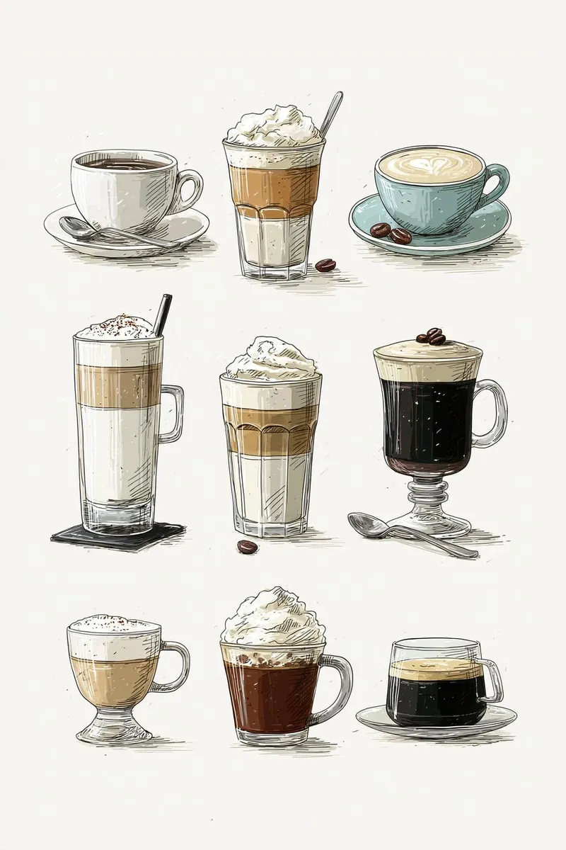 Kaffeespezialitäten und Heißgetränke